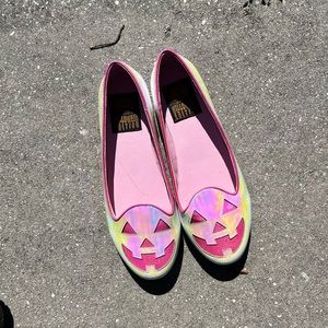 Holographic Pumpkin Shoes